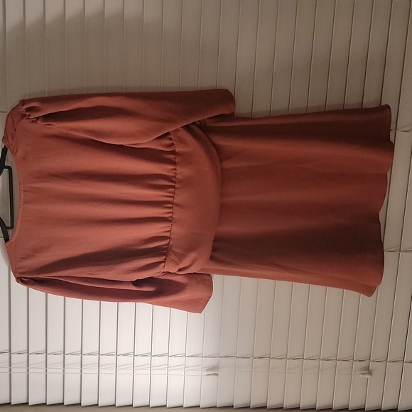 Mauve faux wrap mini - Picture 3 of 4